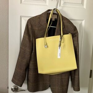Marc Jacobs New Yellow Faux Leather Handbag